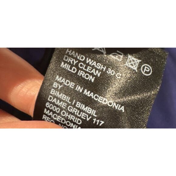 RISTO Shiny Purple Black Pants Women’s Size Medium Silk Blend High Rise Evening - Picture 9 of 10